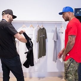 SELLING SNEAKERS, THE OLD SCHOOL WAY