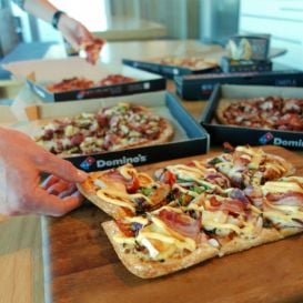 DOMINO'S PIZZA EMPLOYEES OFFERED A SLICE OF THE PIE