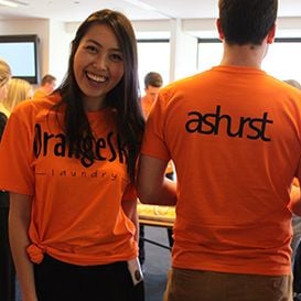 ASHURST HELPING ORANGE SKY LAUNDRY FLY