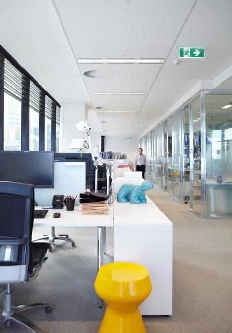 Office lights up