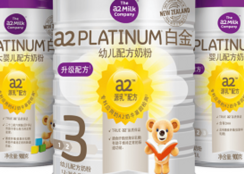 CHINESE DEMAND DRIVES A2 MILK COMPANY REVENUE UP NEARLY $20 MILLION