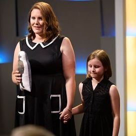 THE MOTHER OF THREE WHO HAS SHARK TANK'S ANDREW BANKS AND STEVE BAXTER FIGHTING TO INVEST WITH HER