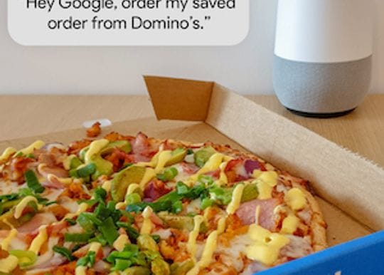 Domino's partners with Google on Assistant support