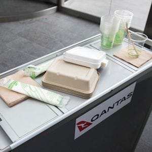 BioPak and Qantas launch first ever zero-waste flight