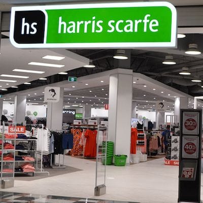 Receiver positioning Harris Scarfe for successful sale and continued  operation