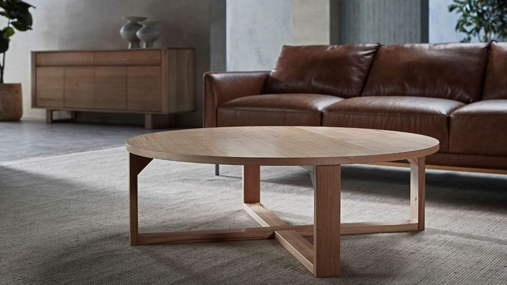 Nick scali online round coffee table