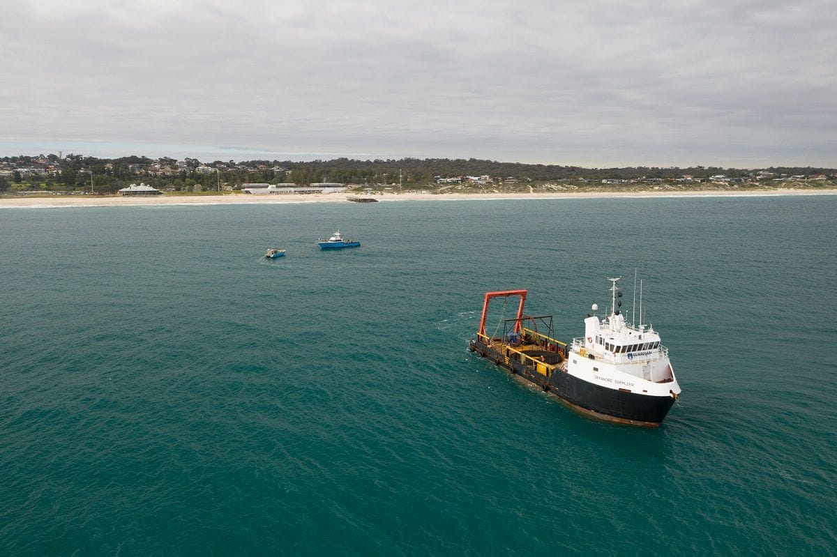 Undersea cable linking Australia to Middle East and Europe lands in Perth
