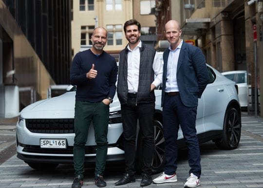 Splend backs Uber's net-zero mission by rolling out 500 new Polestar EVs in Sydney