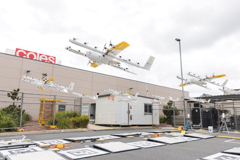 Coles partners with Wing to offer grocery drone delivery