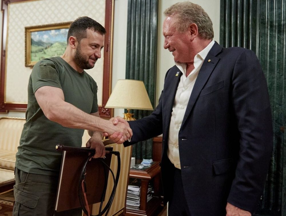 Forrest commits $747m to Ukraine rebuilding effort