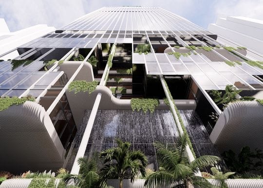 Development application lodged for $750m 40-storey ‘subtropical’ tower in Brisbane CBD