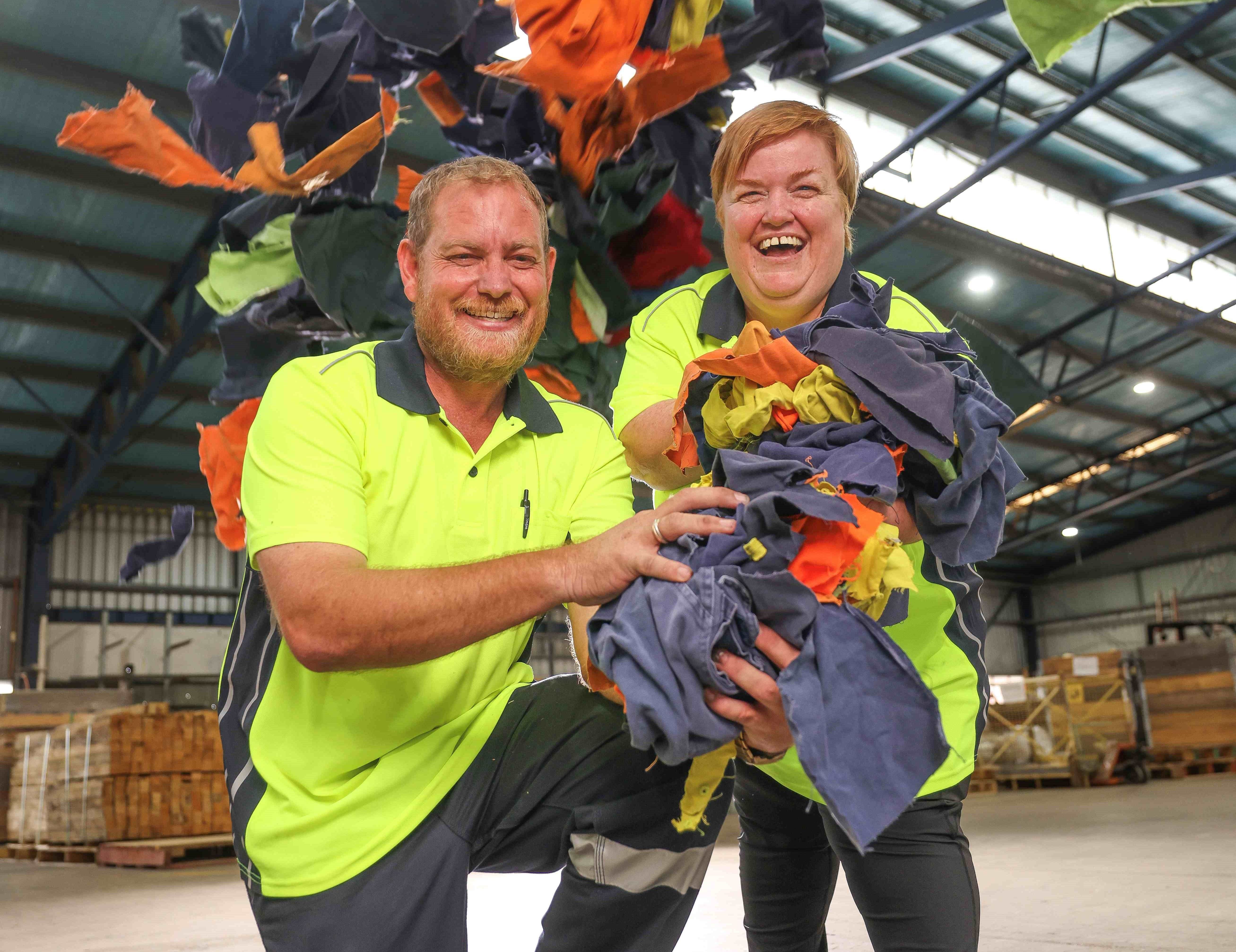 BlockTexx teams up with social enterprise HELP to supply its new clothing recycling plant