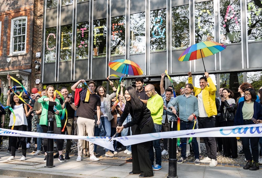 Design software giant Canva opens first European office
