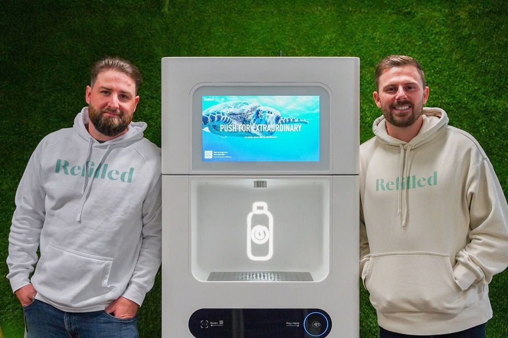 Smart-drinks startup Refilled raises $1.3m in seed round to save 100 million bottles from landfill