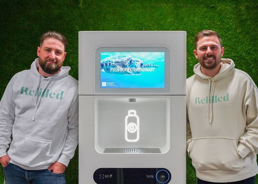 Smart-drinks startup Refilled raises $1.3m in seed round to save 100 million bottles from landfill