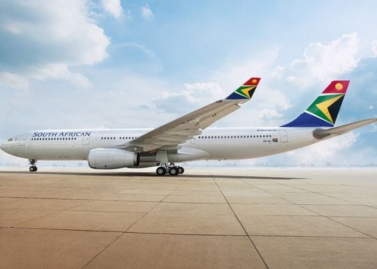 South African Airways returns to Perth Airport with direct Johannesburg service
