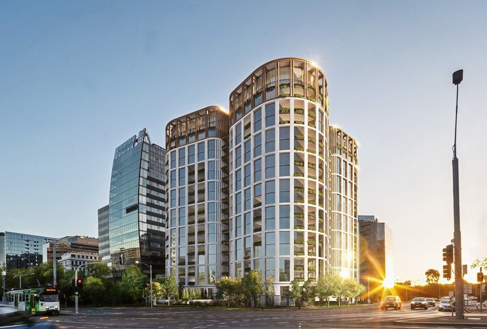 Gurner calls in US design house SOM to create a landmark for his Melbourne trophy site
