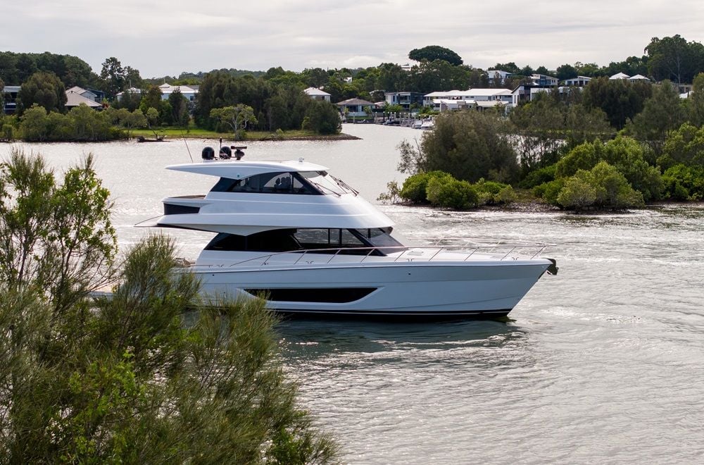 ‘Gone the long yards’: Luxury boatbuilder Maritimo a stayer in local manufacturing