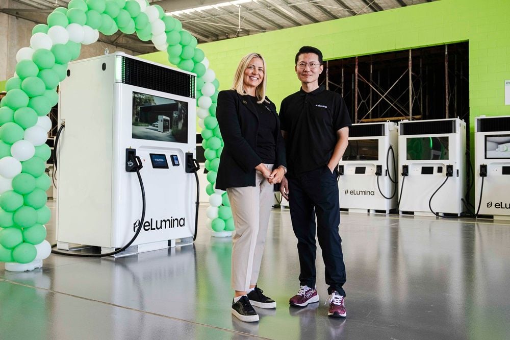 Battery tech startup eLumina’s $20m Gold Coast EV charger factory aims to bridge the country divide