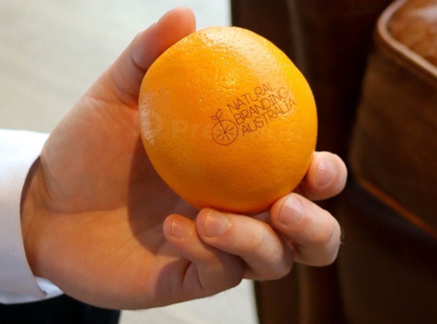 Natural Branding Australia laser focused on replacing fruit stickers with a sustainable solution