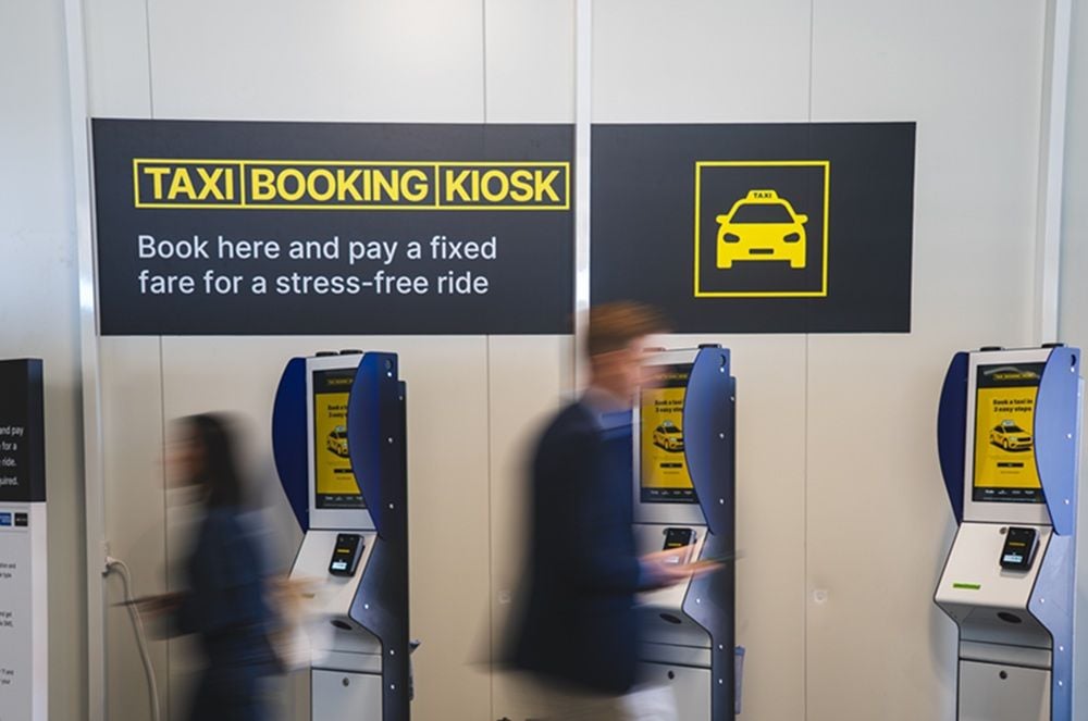 Fixed-price taxi kiosks rolled out at Melbourne Airport