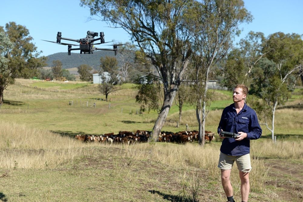 SkyKelpie takes autonomous livestock mustering from simulation to paddock in Queensland trials