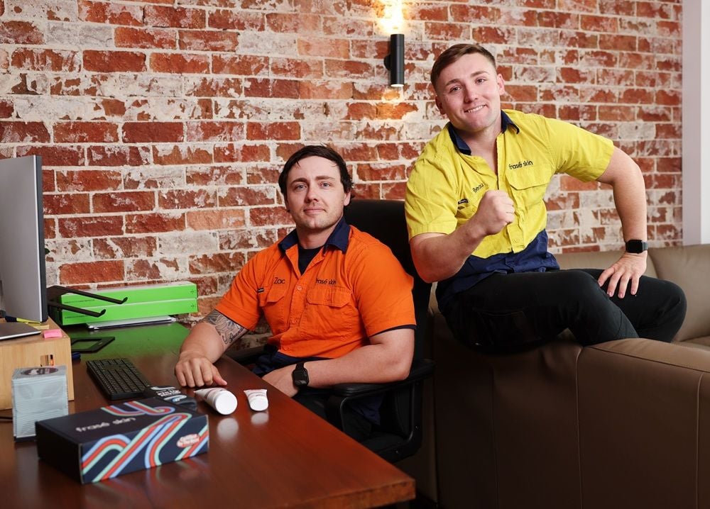 Tradie brothers take their men's skincare brand Fras&eacute; Skin to US as crowdfunding nears $800,000
