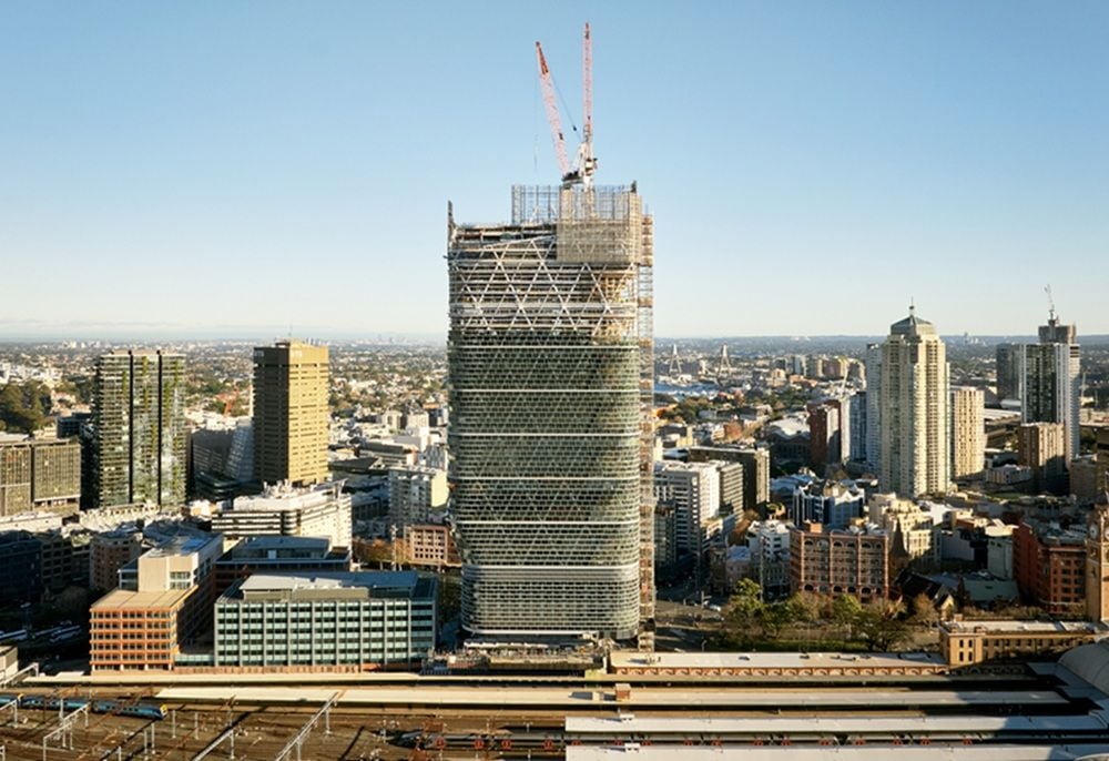 Atlassian's $1.4b hybrid timber tower tops out as world's tallest by dwarfing previous record