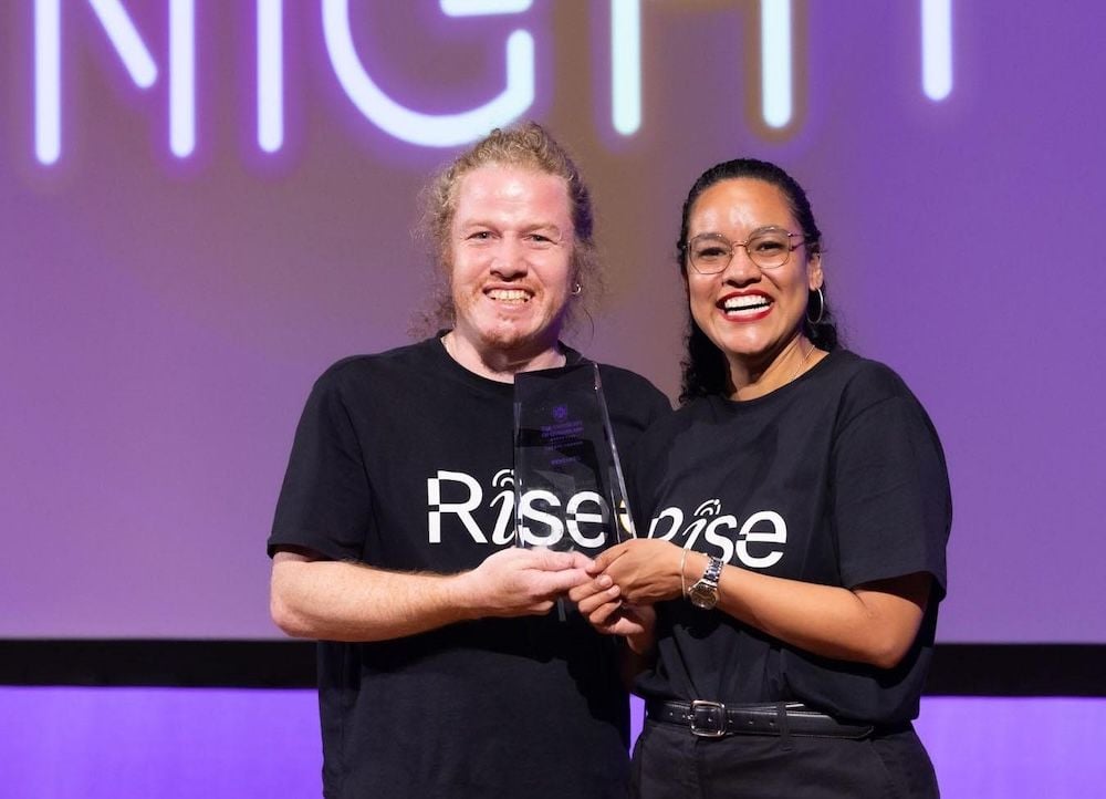 Rise co-founder Jesse Costelloe and&nbsp;Giselle Torres Pabon 