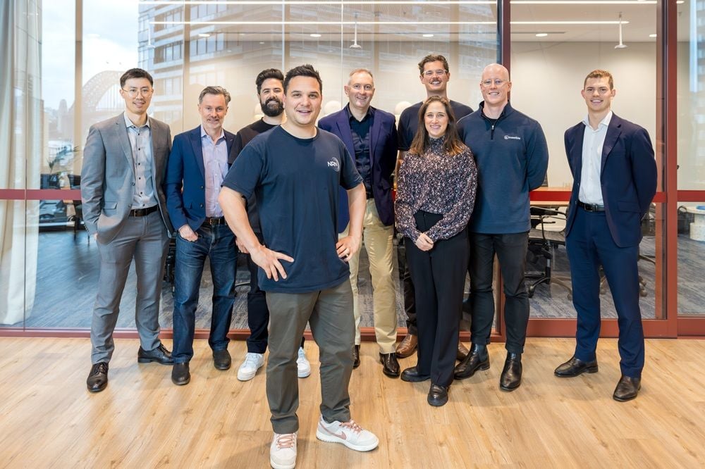 NRN CEO and founder Alan Hunter with investors