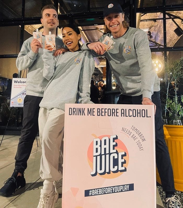 Bae Juice founders.