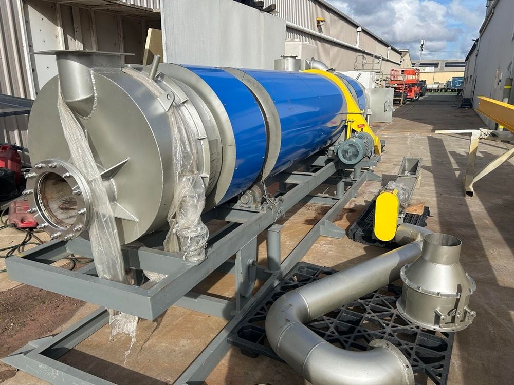 Bygen's activation kiln increases the production capacity of activated carbon.