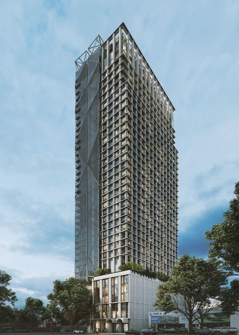 Render of CDL Australia's 240 apartment project in Melbourne (Provided)
