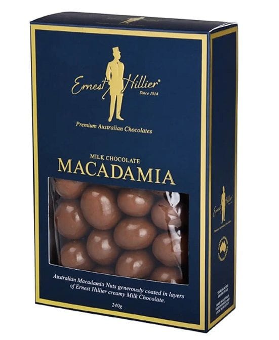 Ernest Hillier macadamia chocolates.