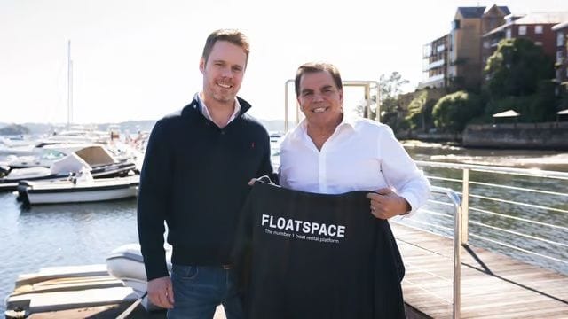 Floatspace founder Hugh Treseder and Ahoy Club co-founder Ian Malouf.