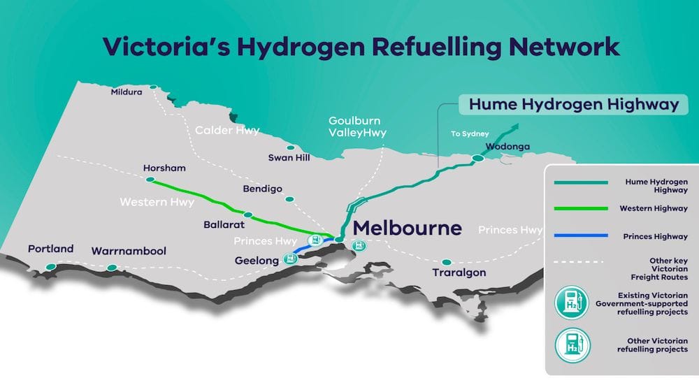 Victoria’s hydrogen refuelling network