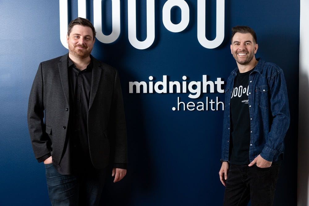 Midnight Health founders Nic Blair and Matt Anderson 