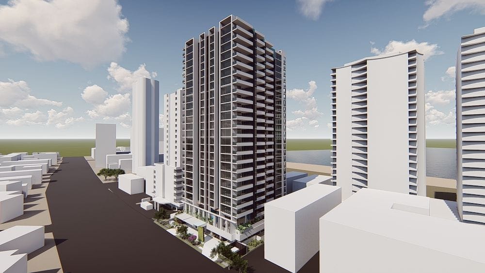 Morris Property Group, proposed Burleigh Heads project architect drawing