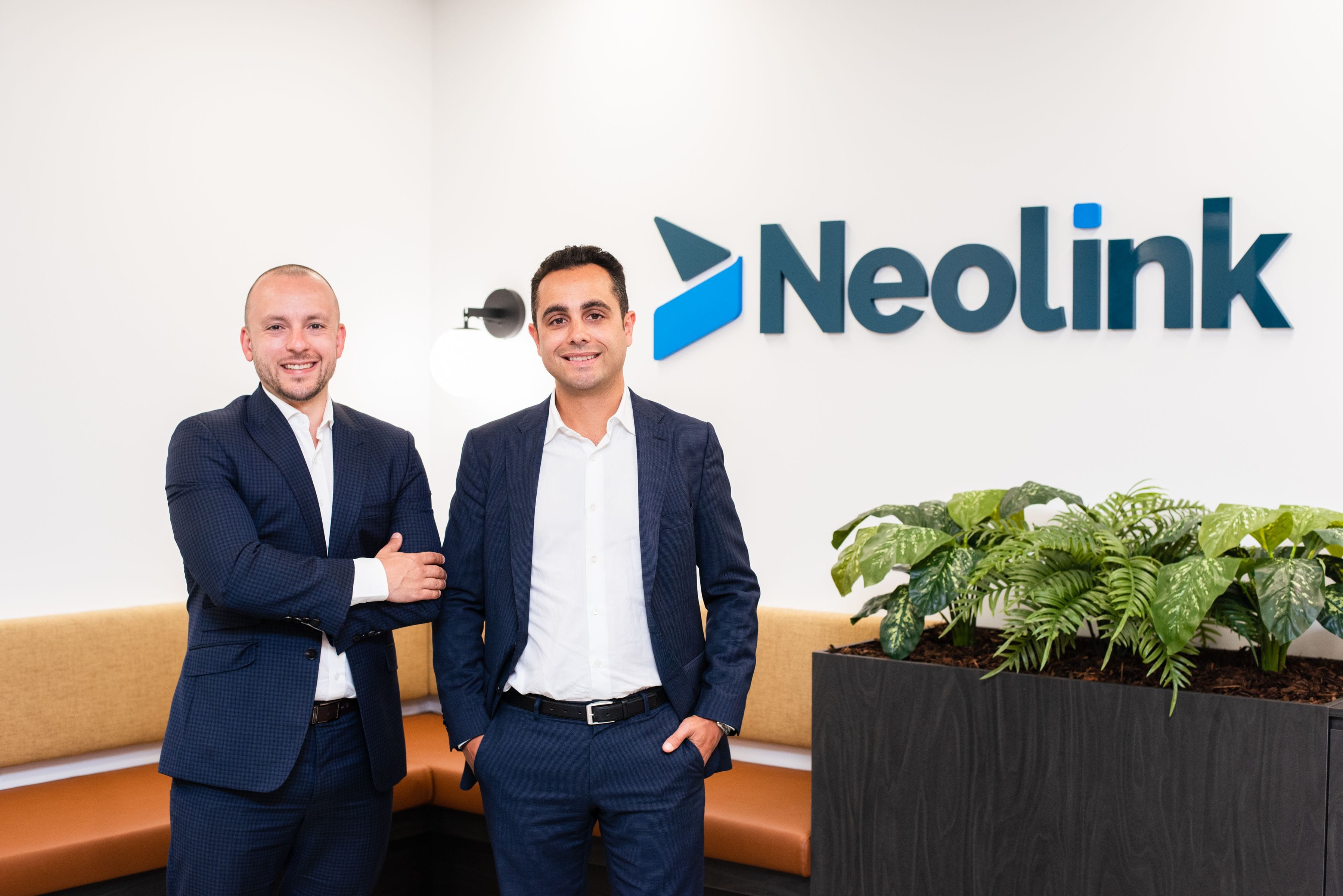 Neolink founders Sean Crook and Christopher Makhoul 