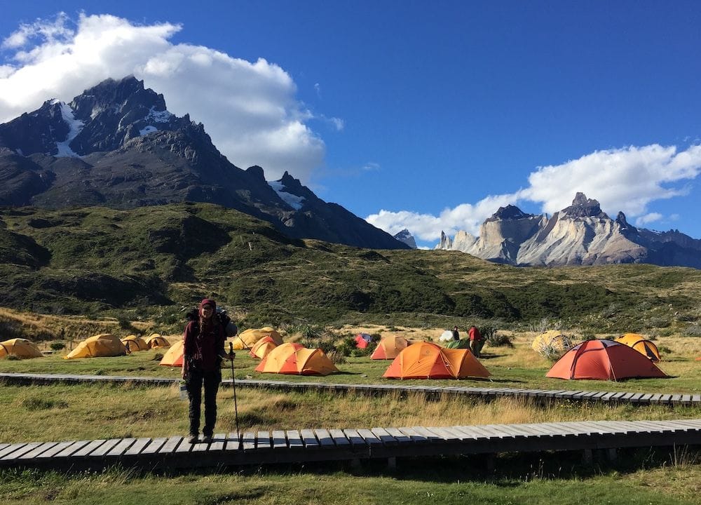 Knight climbing in Patagonia