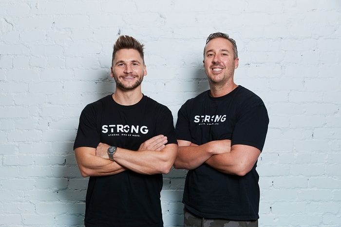 STRONG Pilates co-founders Michael Ramsey and Mark Armstrong.