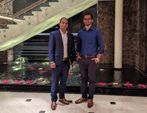 TAV co-founders Velmurugan Selvaraju and Nithesh Pushparaj.