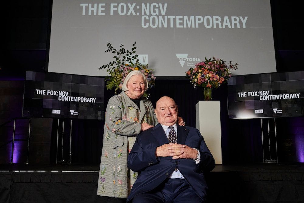 Paula Fox AO and Lindsay Fox AC.