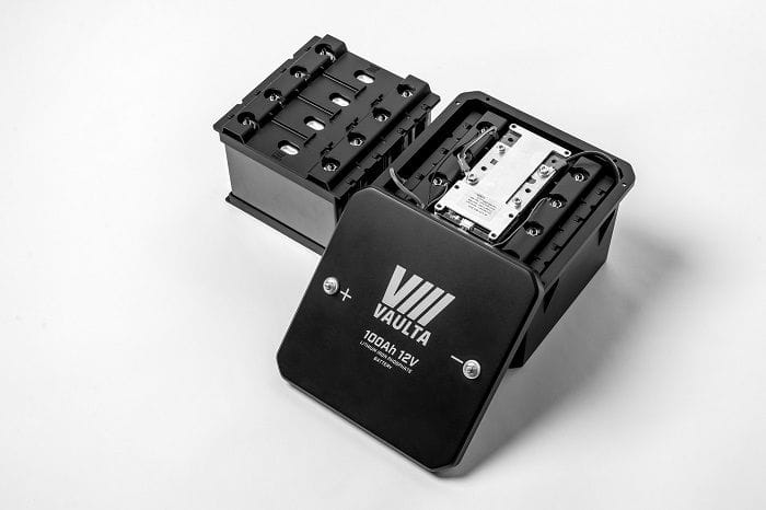 Vaulta's 12V battery.