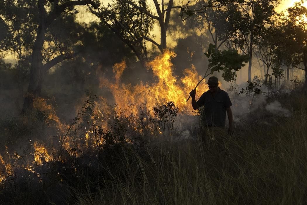 Burning at Fish River Station (NT) - image courtesy of TNC.