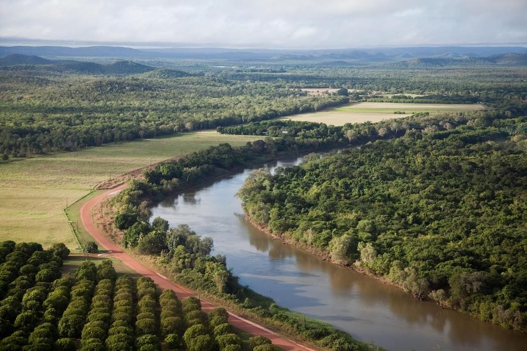 Aerial view of Fish River Station (NT) - image courtesy of TNC and Peter Taylor.