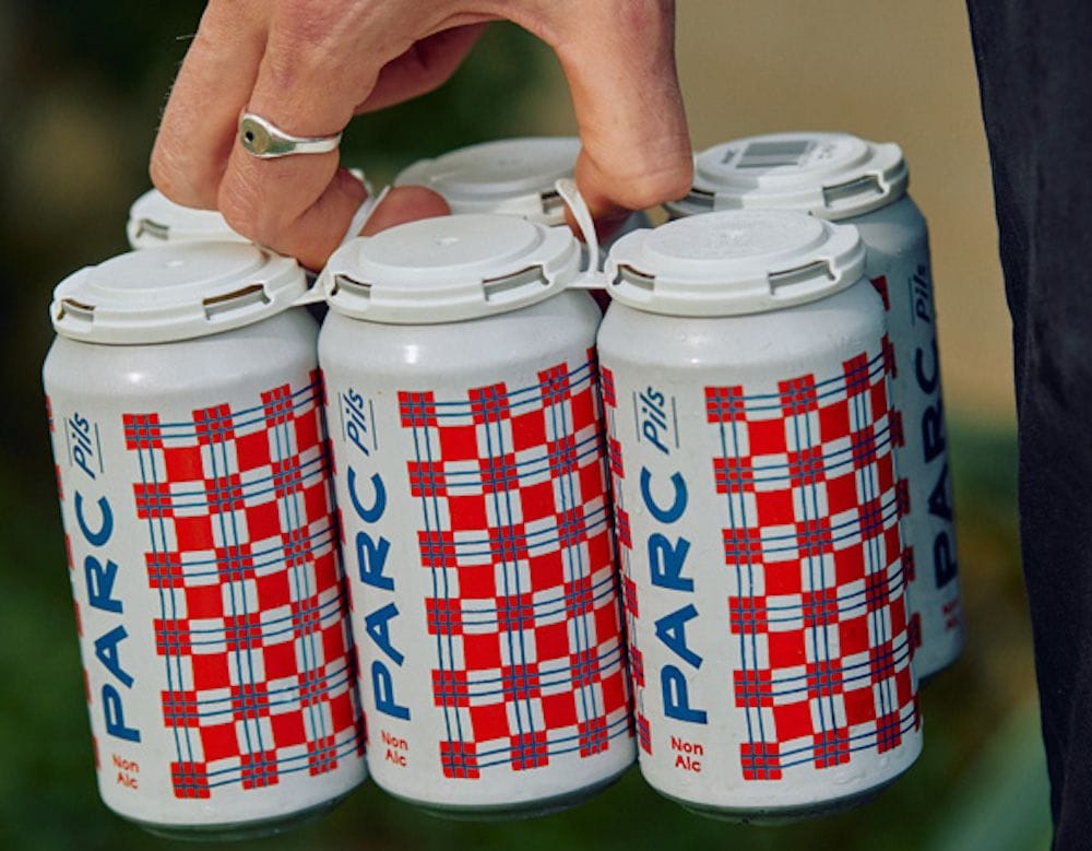 Monceau’s non-alc beer Parc Pilsner.