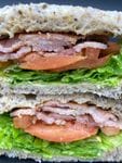 BLT Sandwich - Half (Bacon, Lettuce, Tomato, in-house Mayo)