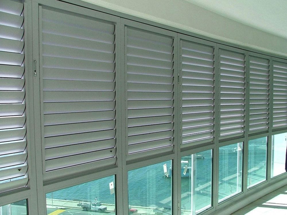 Aluminium Shutters for Outside Areas make any pergola or deck area look better, provide privacy and weather protection