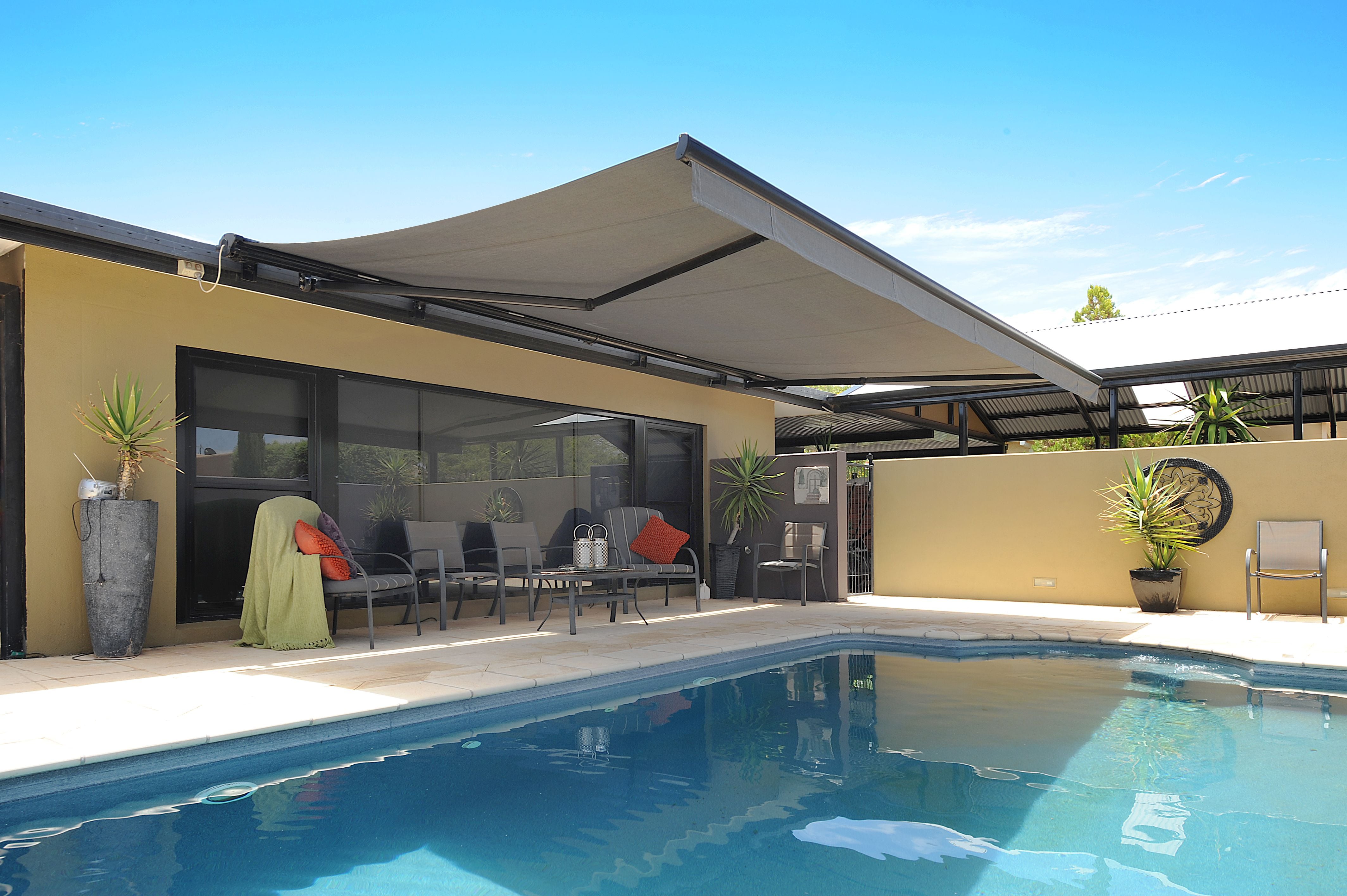 Folding Arm Awning at Copacabana Central Coast
